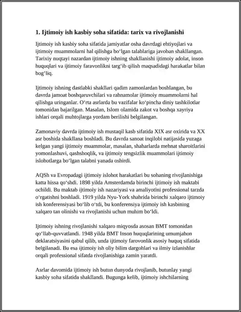 IJTIMOIY ISH KASBIY SOHA SIFATIDA 3