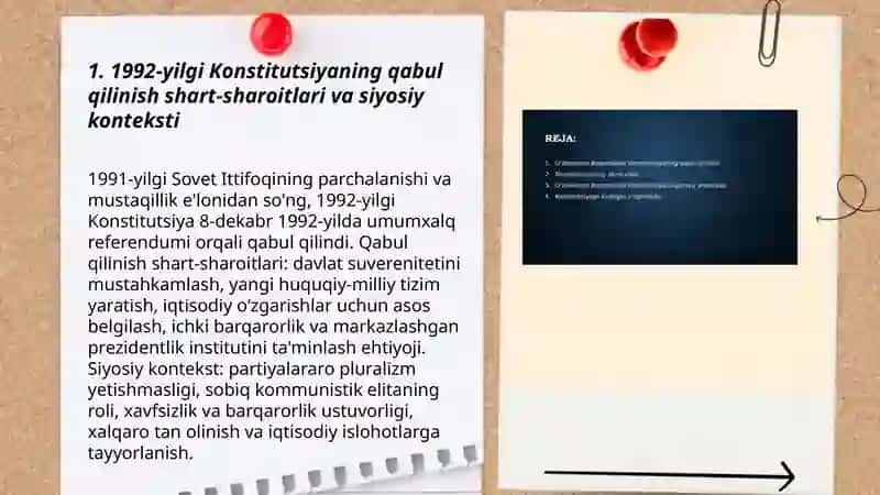 1992-yilgi Konstitutsiya: mazmuni va tarixiy ahamiyati 3