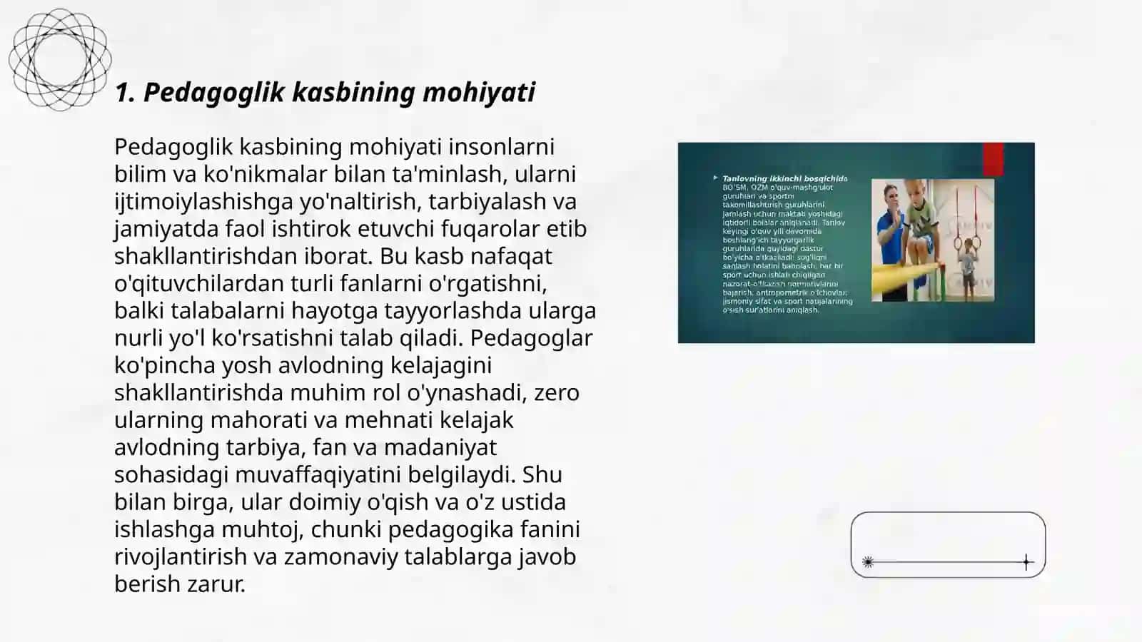 Pedagoglik kasbi va uning vazifalari 3