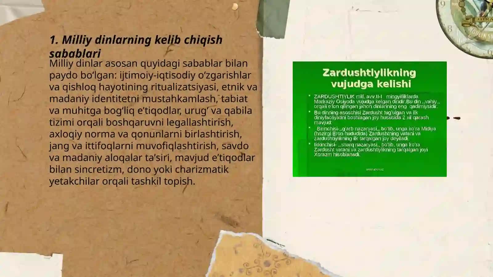 Milliy dinlarning paydo bo'lishi 3