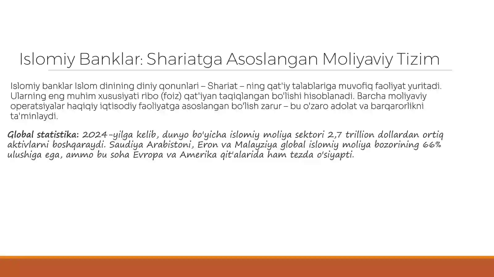Islomiy Banklar va An'anaviy Banklar 3