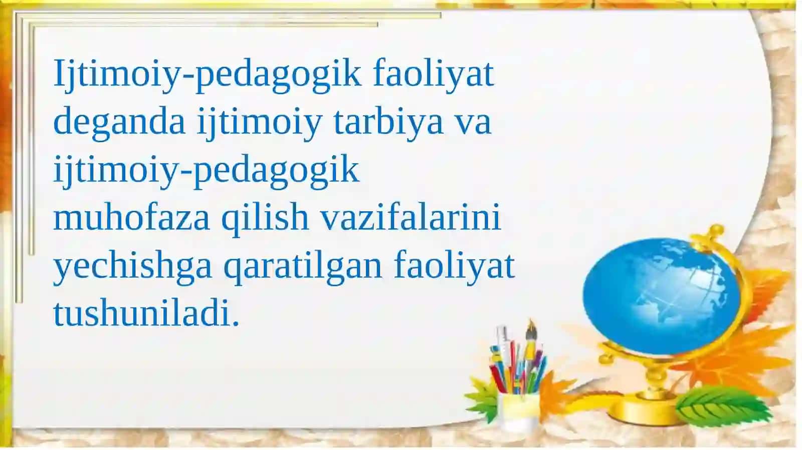 Yoshlar tarbiyasida ijtimoiy-pedagogik faoliyat mazmuni 3