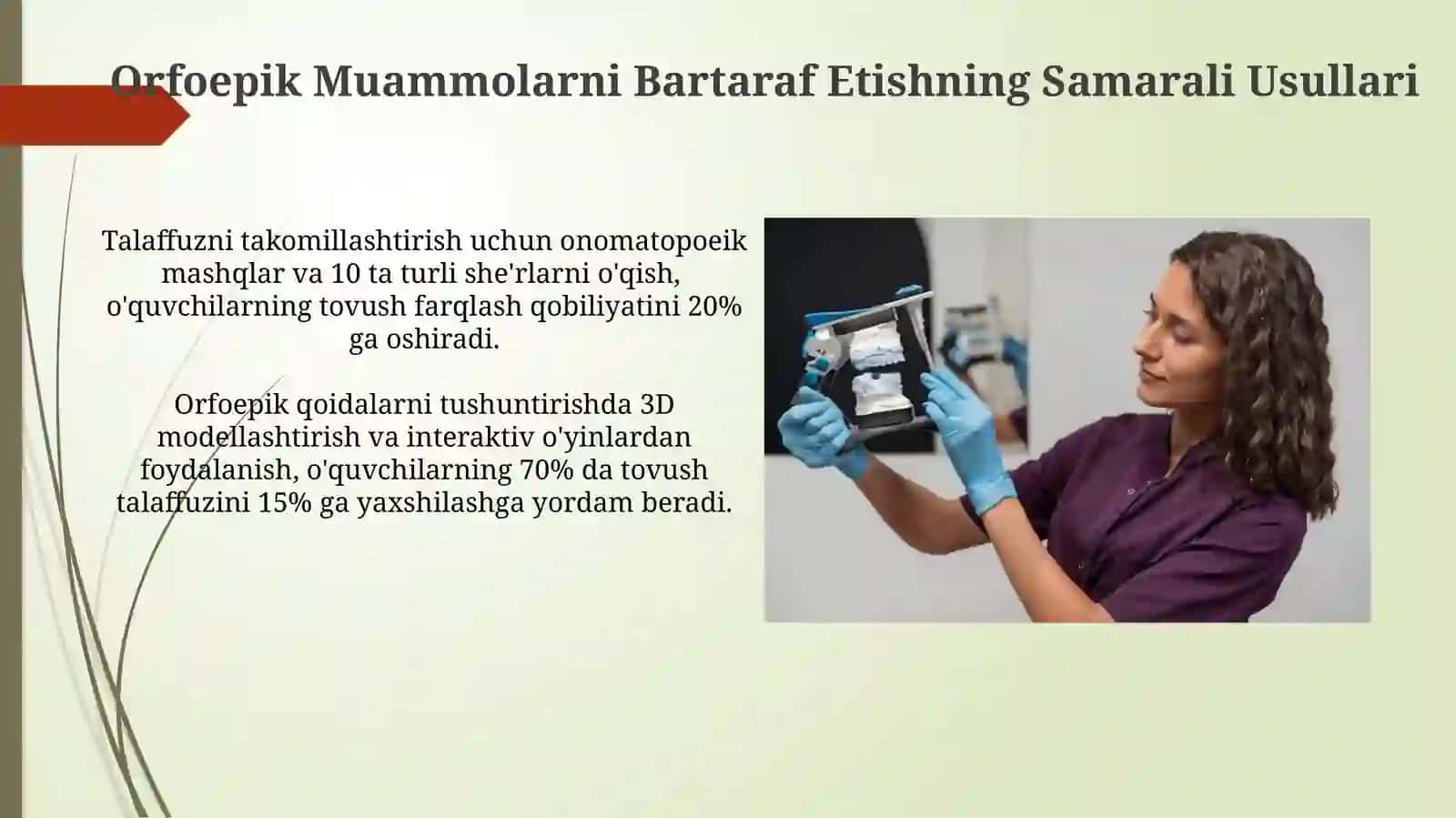 Orfoepiya Unlilar orfoepiyasi muammosining ta'lim bosqichlarida oʻrganilishi 3