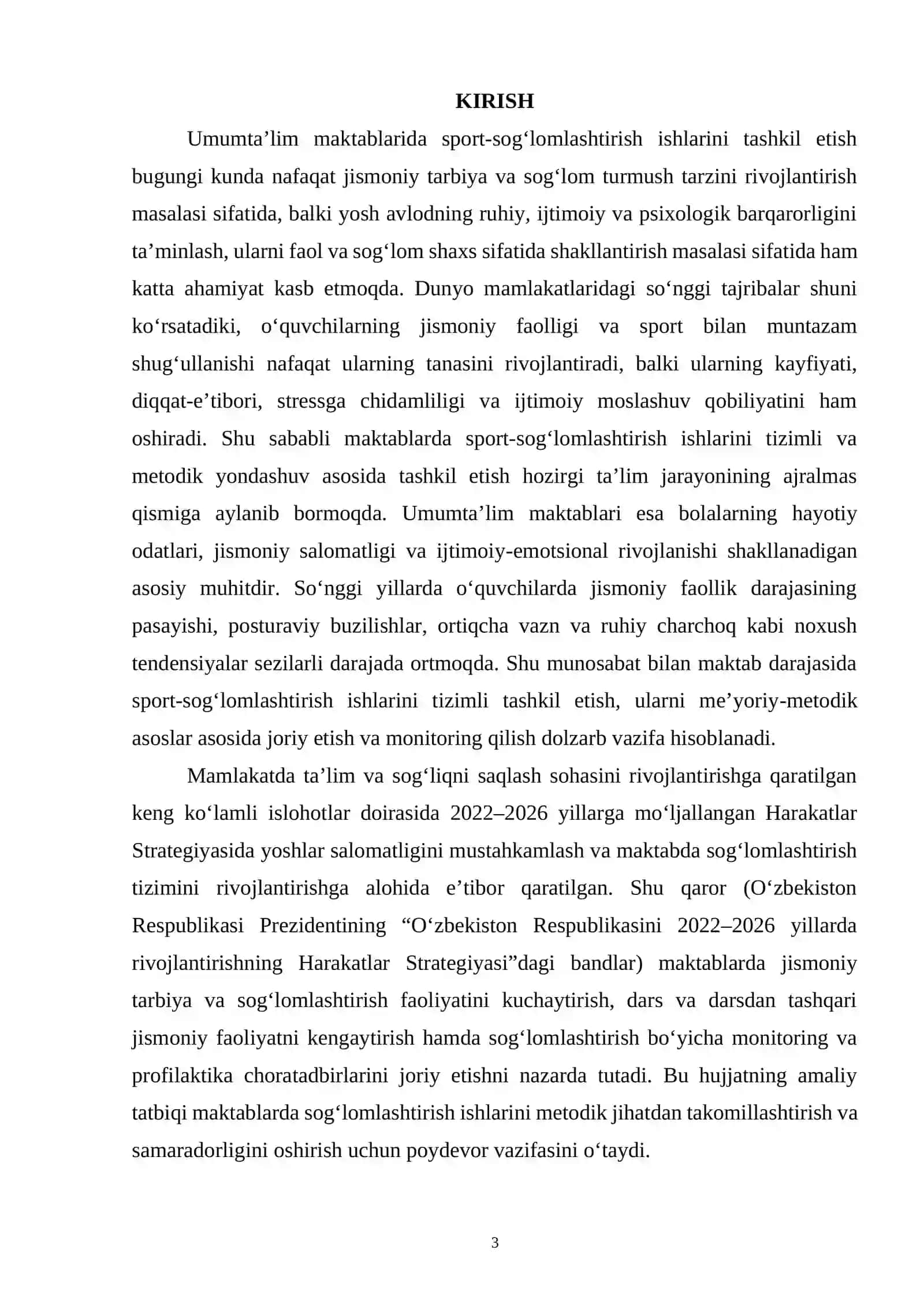 Umumta’lim maktablarida sport-sogʻlomlashtirish ishlarini tashkil etish metodikasi 3