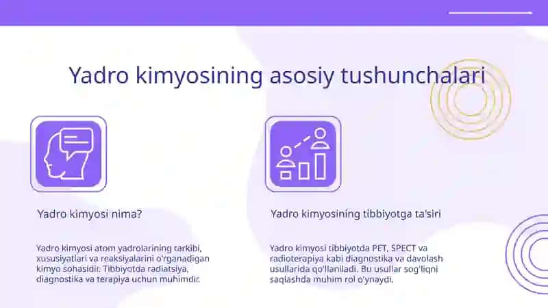 Yadro kimyosining tibbiyotdagi o'rni 3