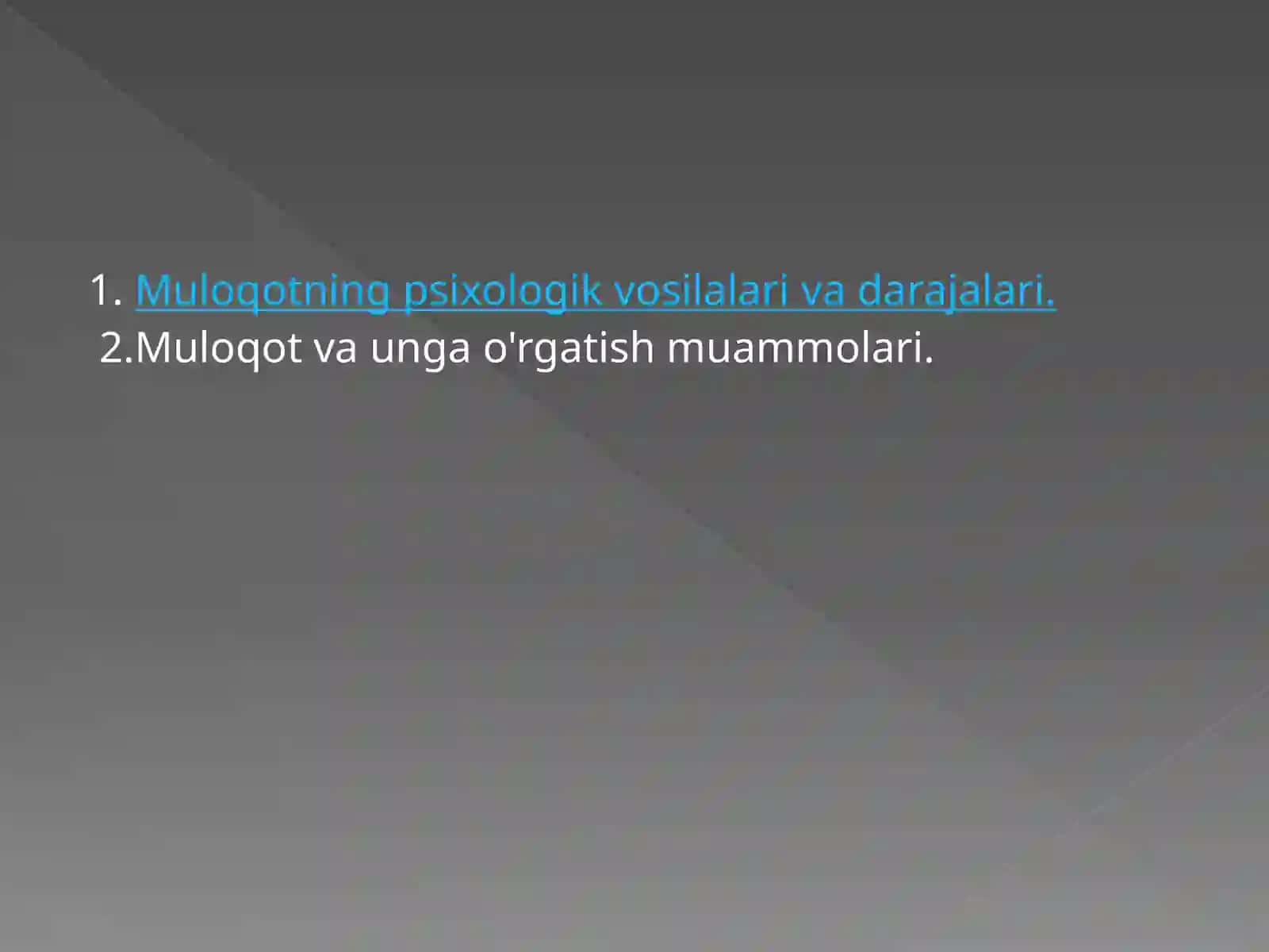 MULOQOT PSIXOLOGIYASI 3