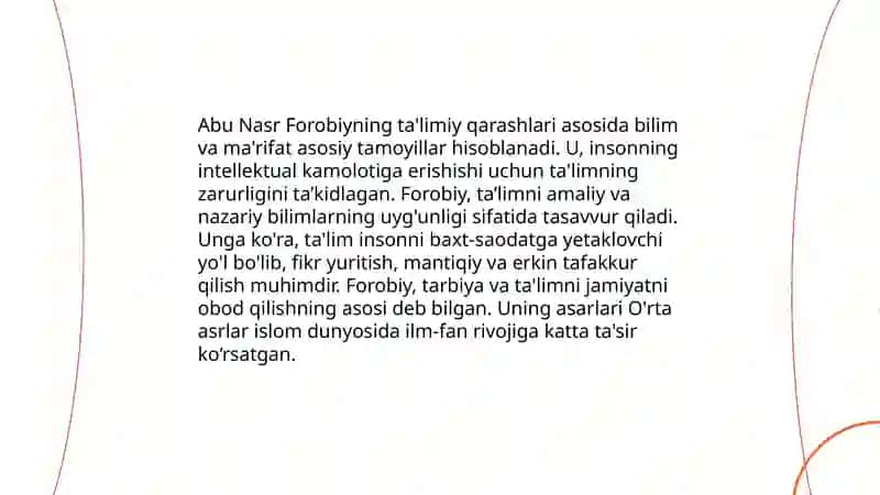 Abu Nasr Forobiy, Yusuf Xos Hojib va Abu Ali Ibn Sinoning ta'limiy-axloqiy qarashlari 3