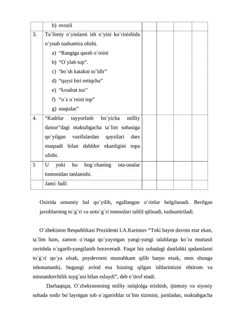 Davlat talablarining maqsadi 3