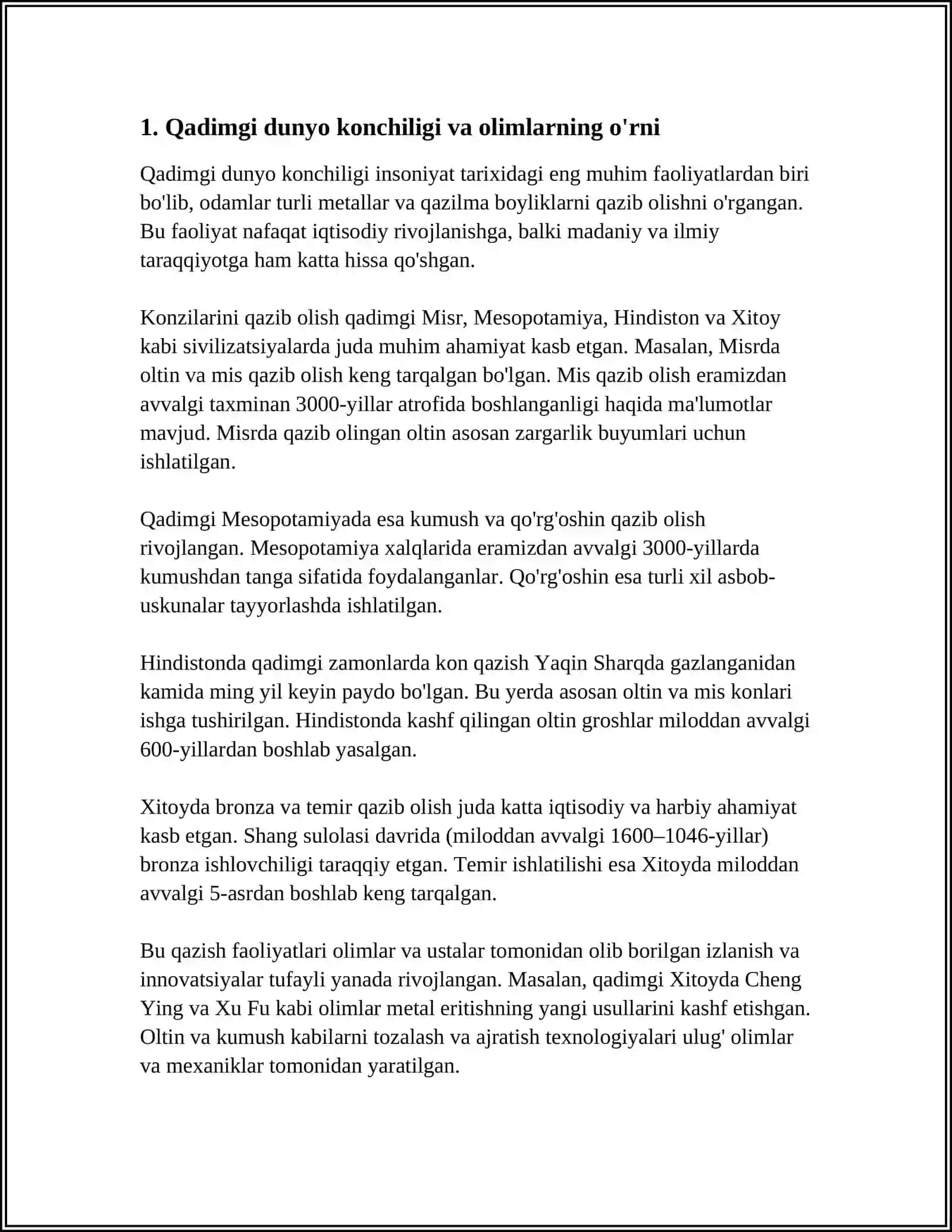 KONCHI OLIMLAR VA ULARNING KONCHILIK SOHASIGA QO'SHGAN HISSALARI 3