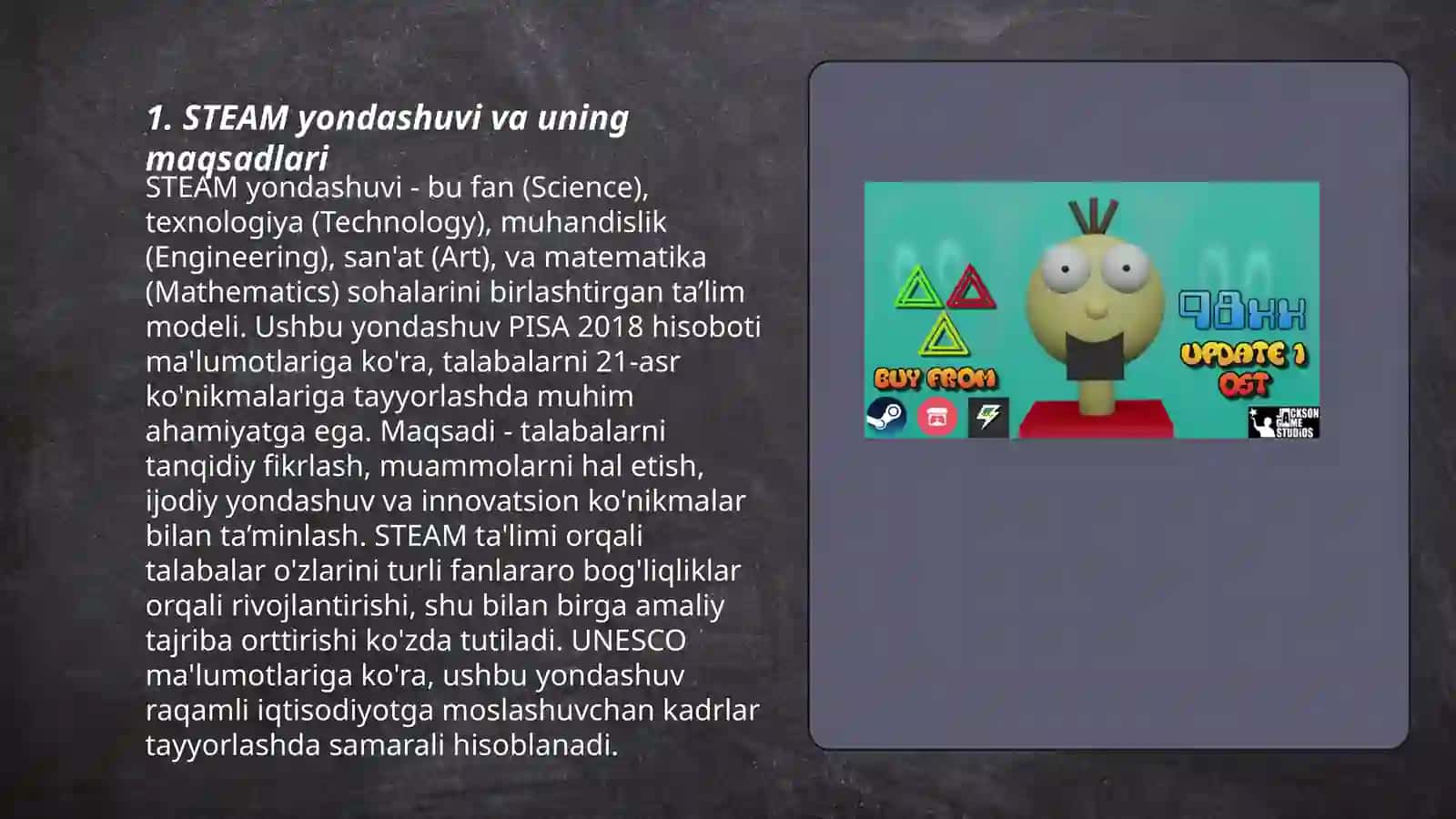 Maktabgacha ta’limda STEAM ta’lim texnologiyasi faoliyatini tashkil etish 3