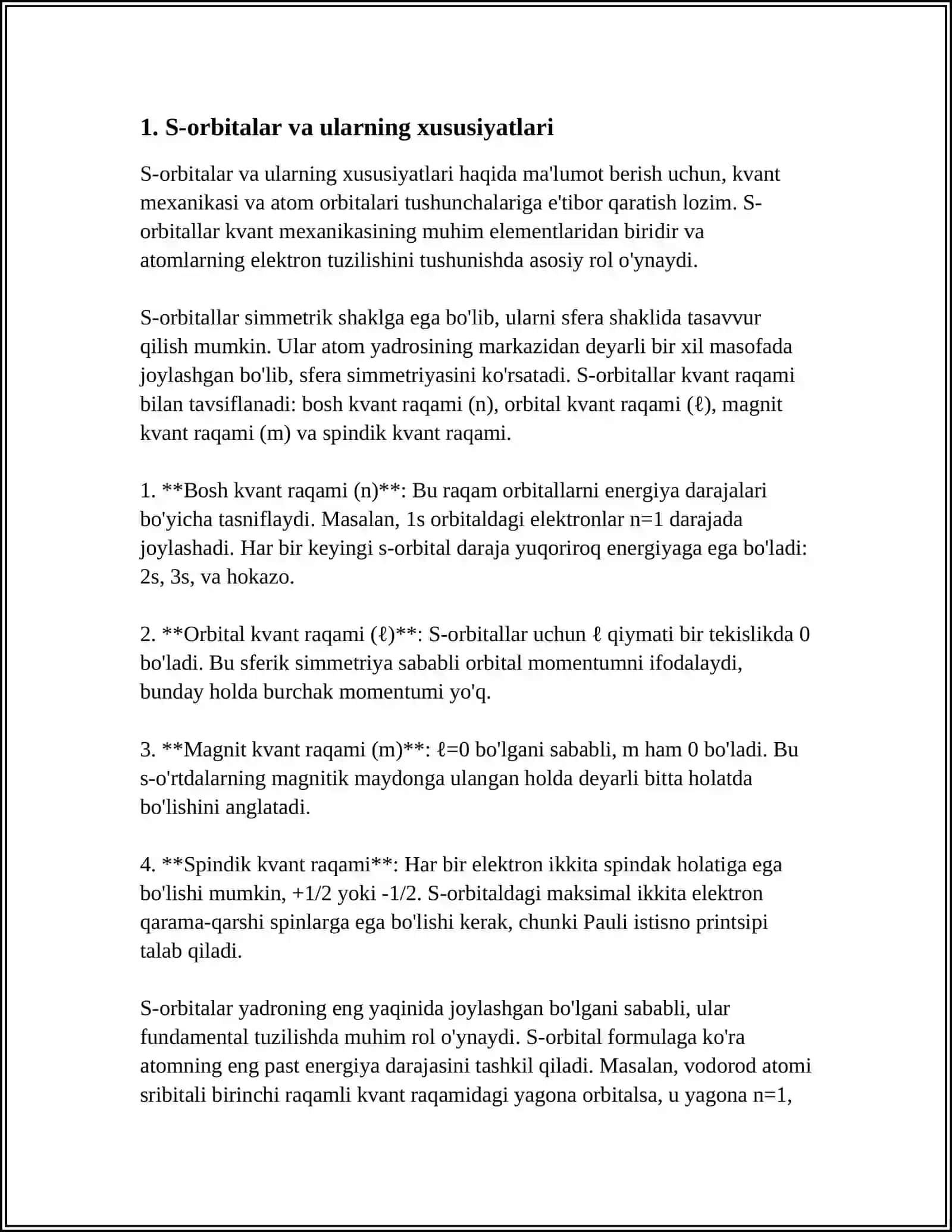 ATOM ORBITALLARINING GIBRIDLANISHI 3