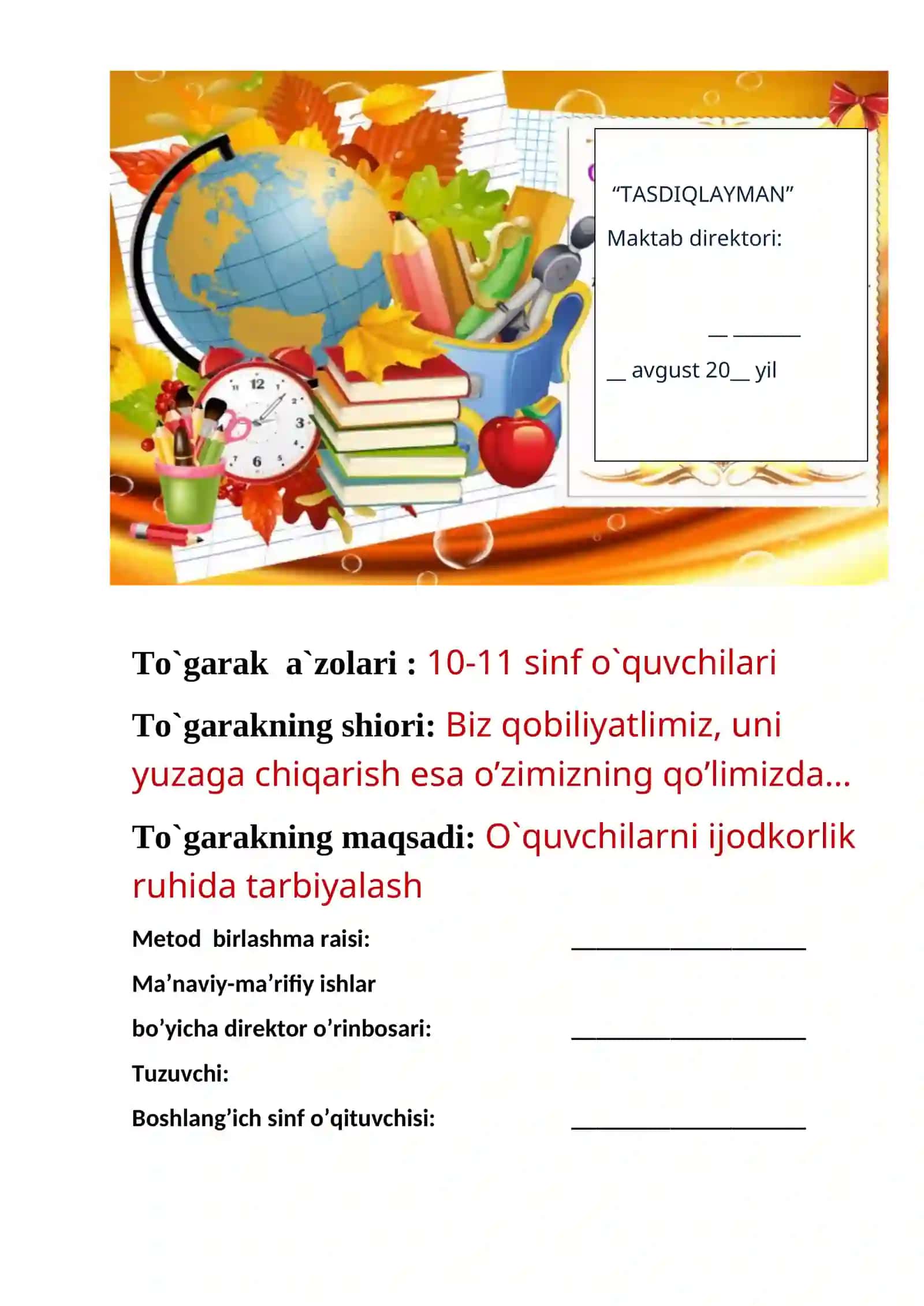 Ona tili to'garak 10-11-sinf 3