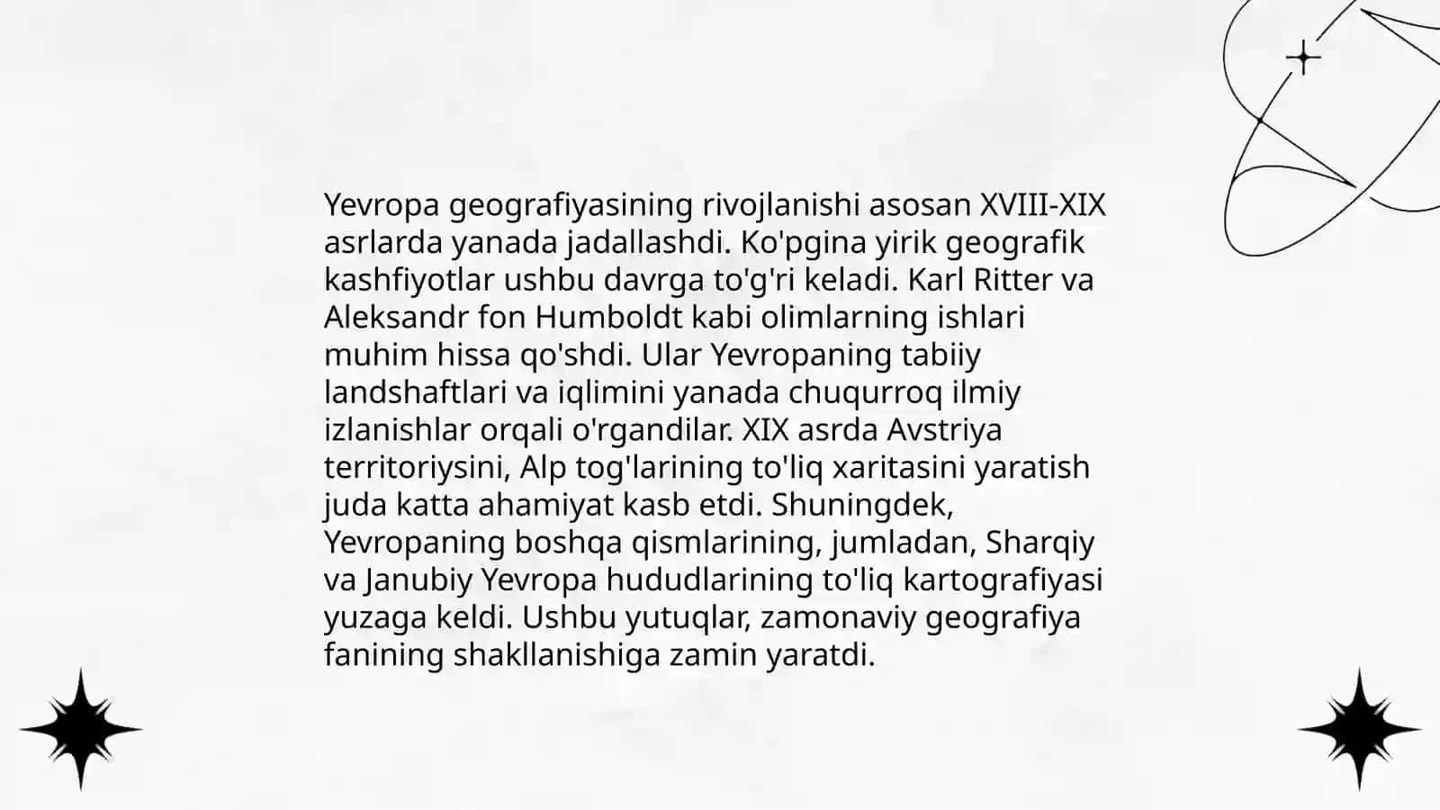 Geografiya fanining rivojlanishidagi yangi davr XVII-XIX asrlar 3
