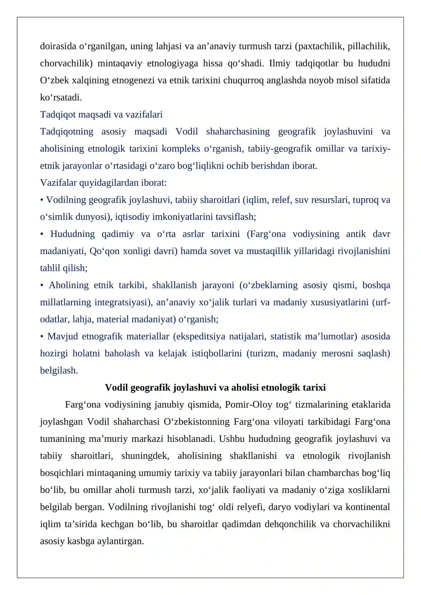 Vodil geografik joylashuvi va aholisi etnologik tarixi 3