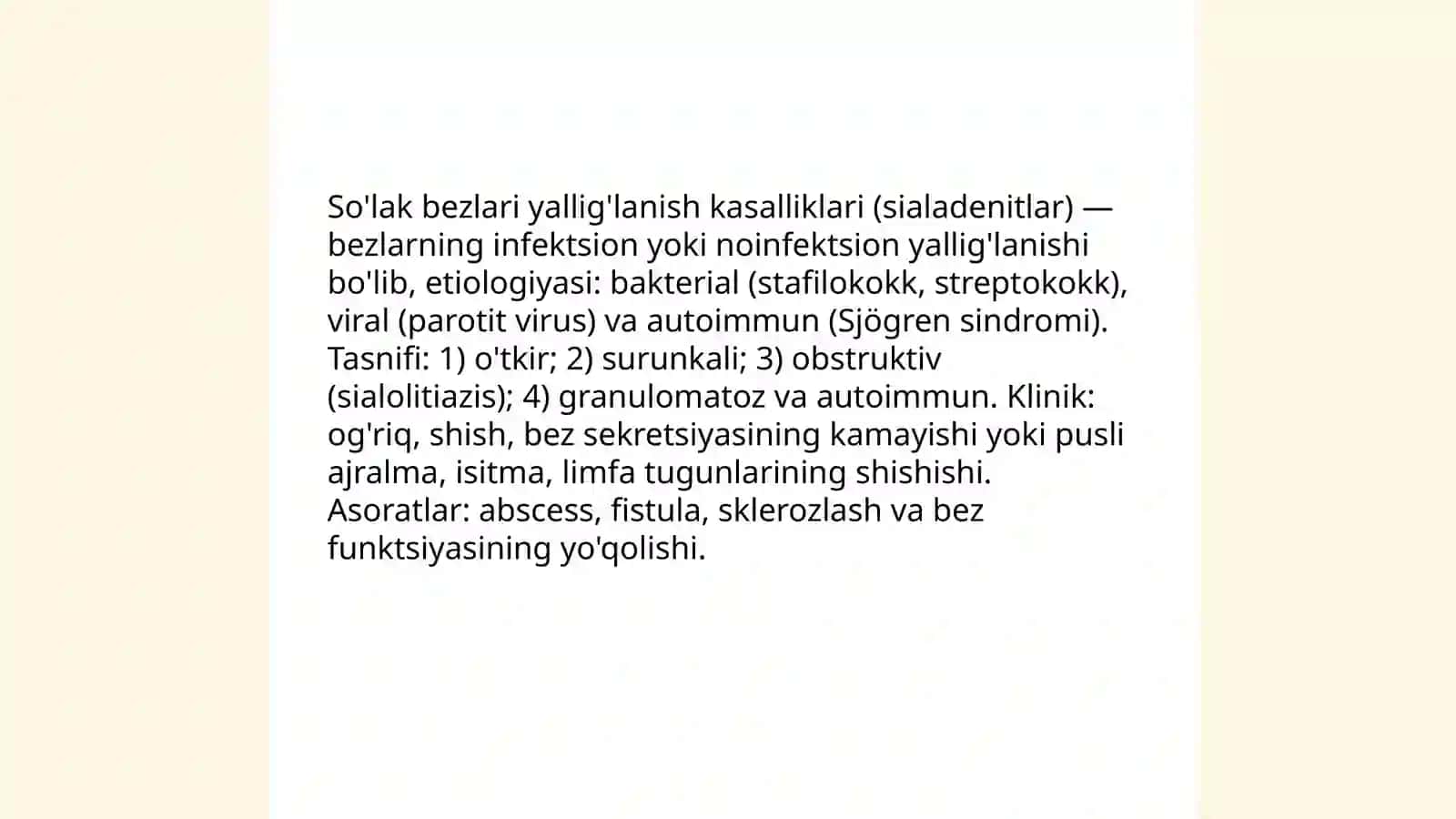 So'lak bezlarini yallig'lanish kasalliklari 3