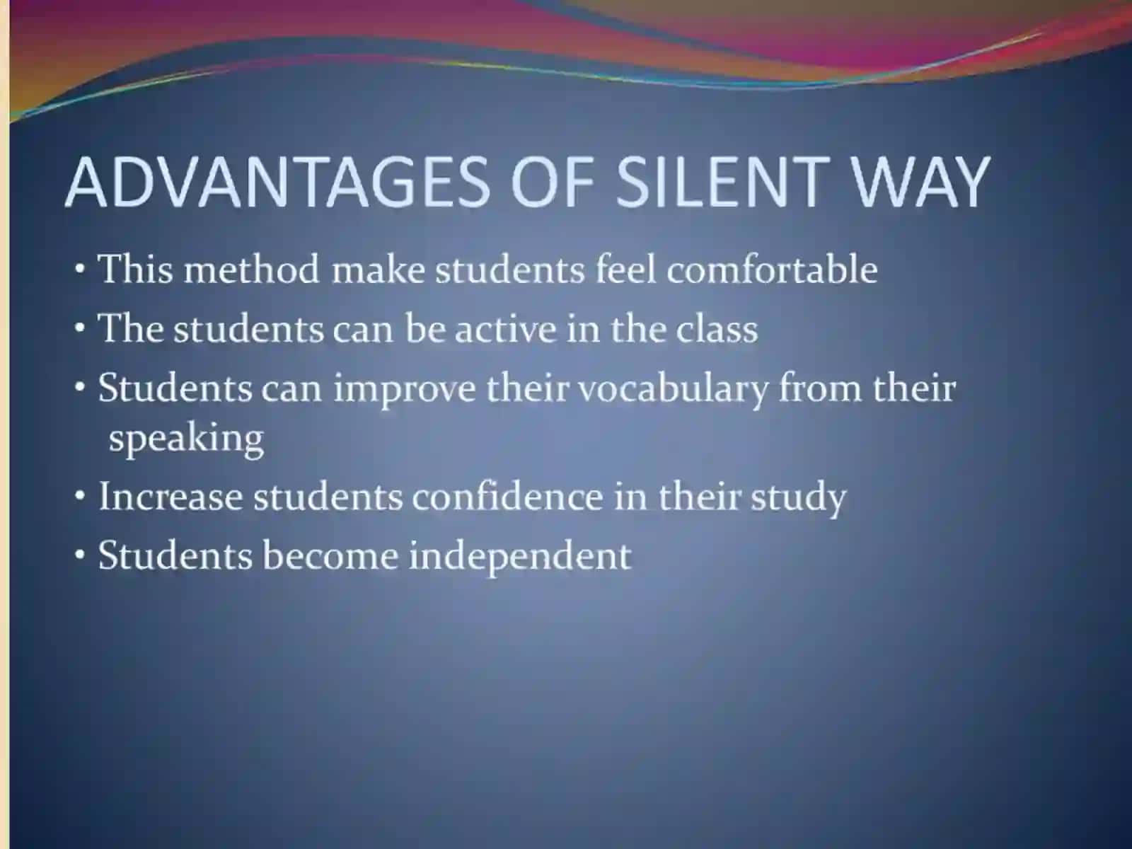 Silent method 3
