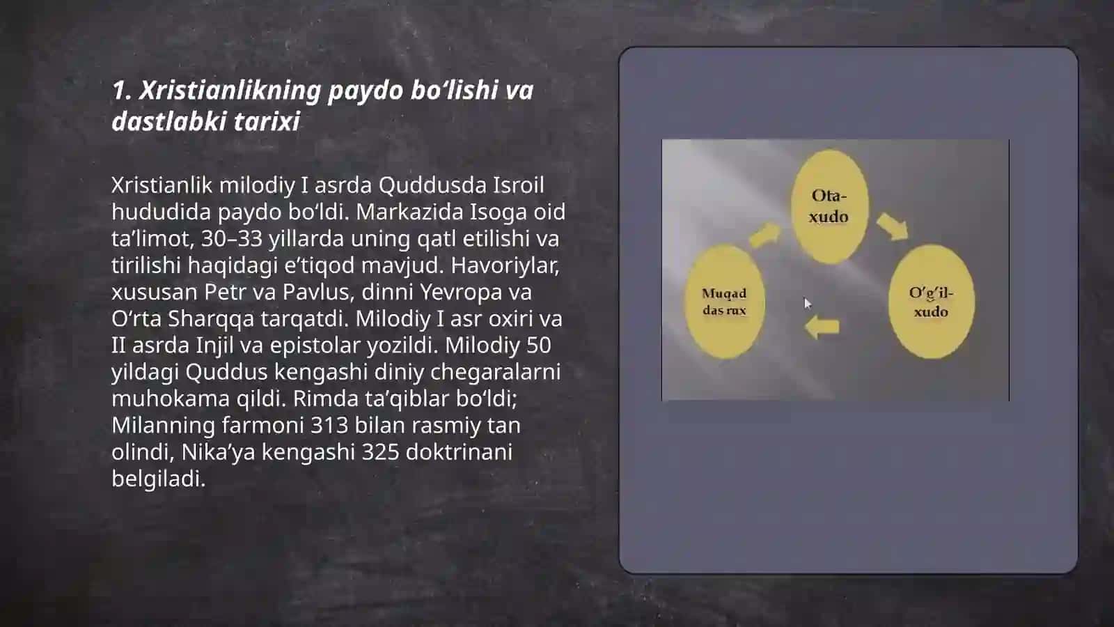 Xristianlik dini tarixi va asosiy gʻoyalari 3