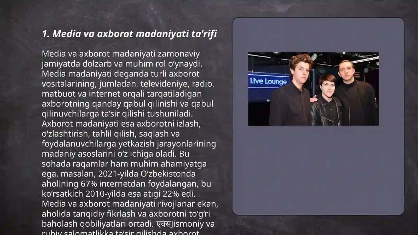 Media va axborot madaniyati fanining predmeti maqsadi va vazifalari 3