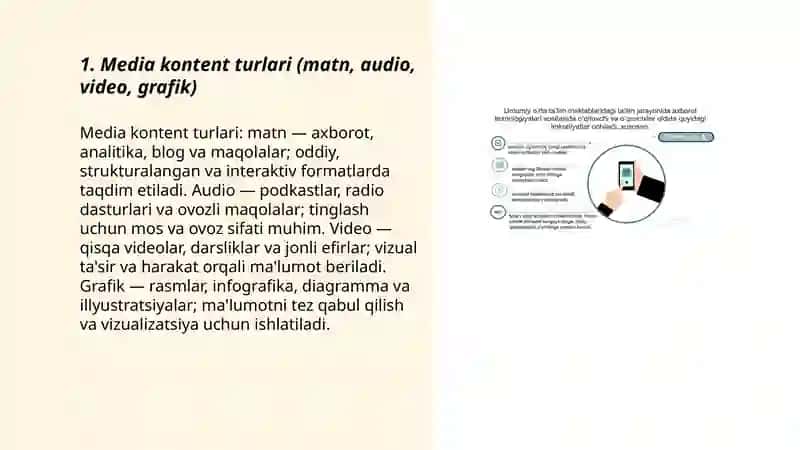 Media kontent va undan foydalanish 3