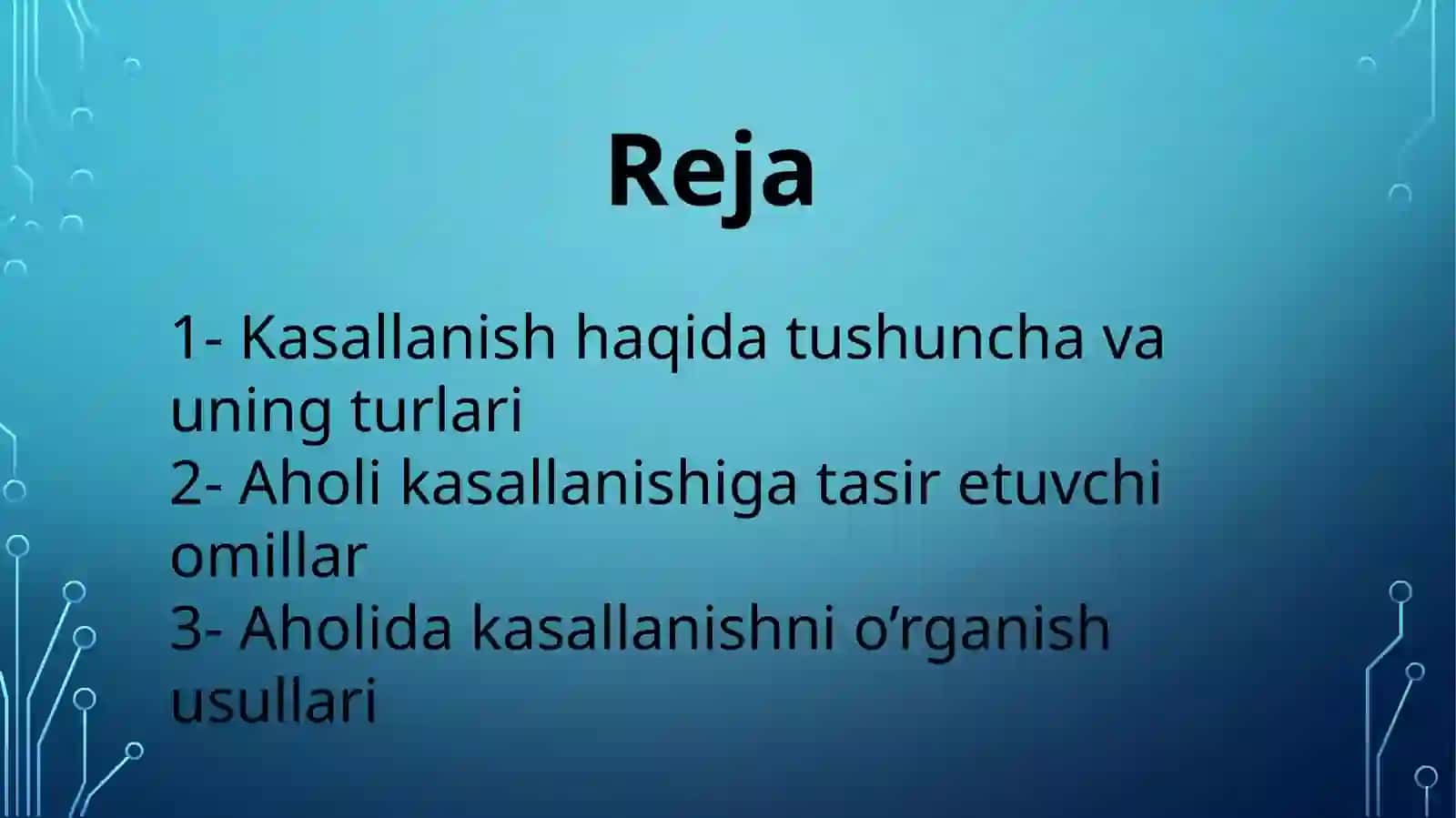 Aholi kasallanishi va uni o‘rganish usullari 3