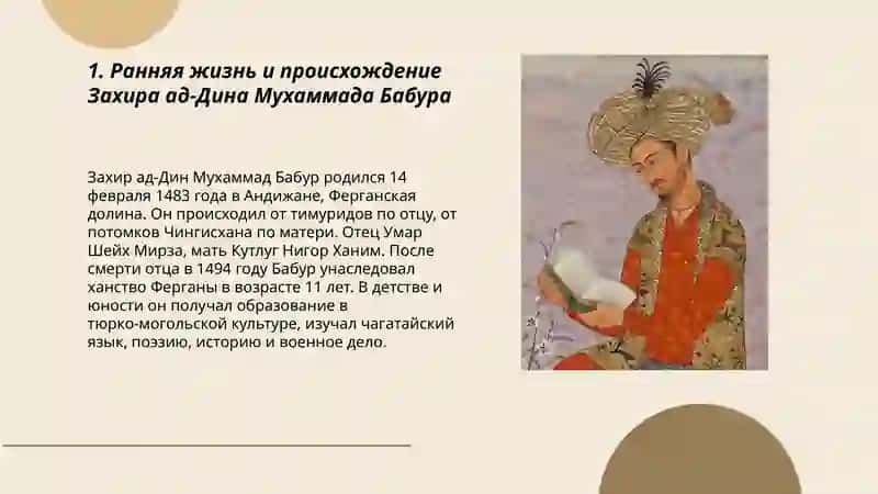 Ранняя жизнь и происхождение Захира ад-Дина Мухаммада Бабура 3