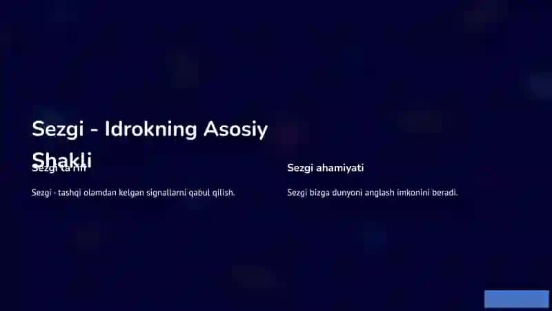 Idrok Turlari va Ularning Hayotimizdagi Ahamiyati 3