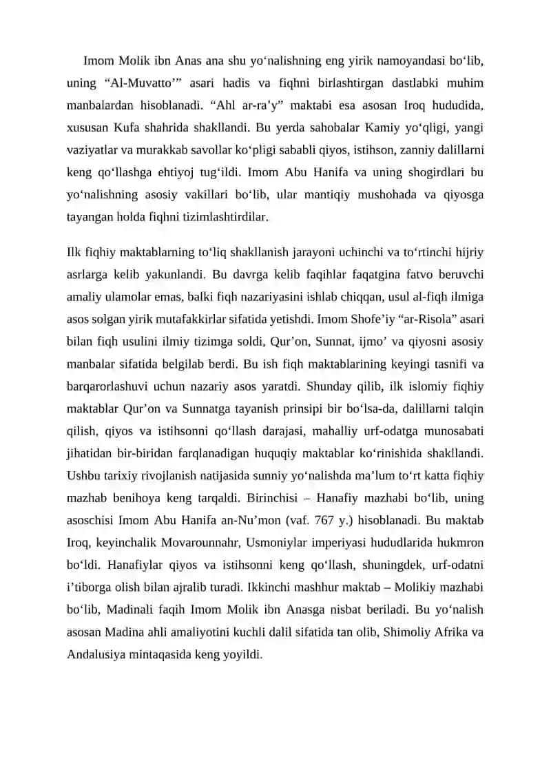Islom fiqhi maktablari 3