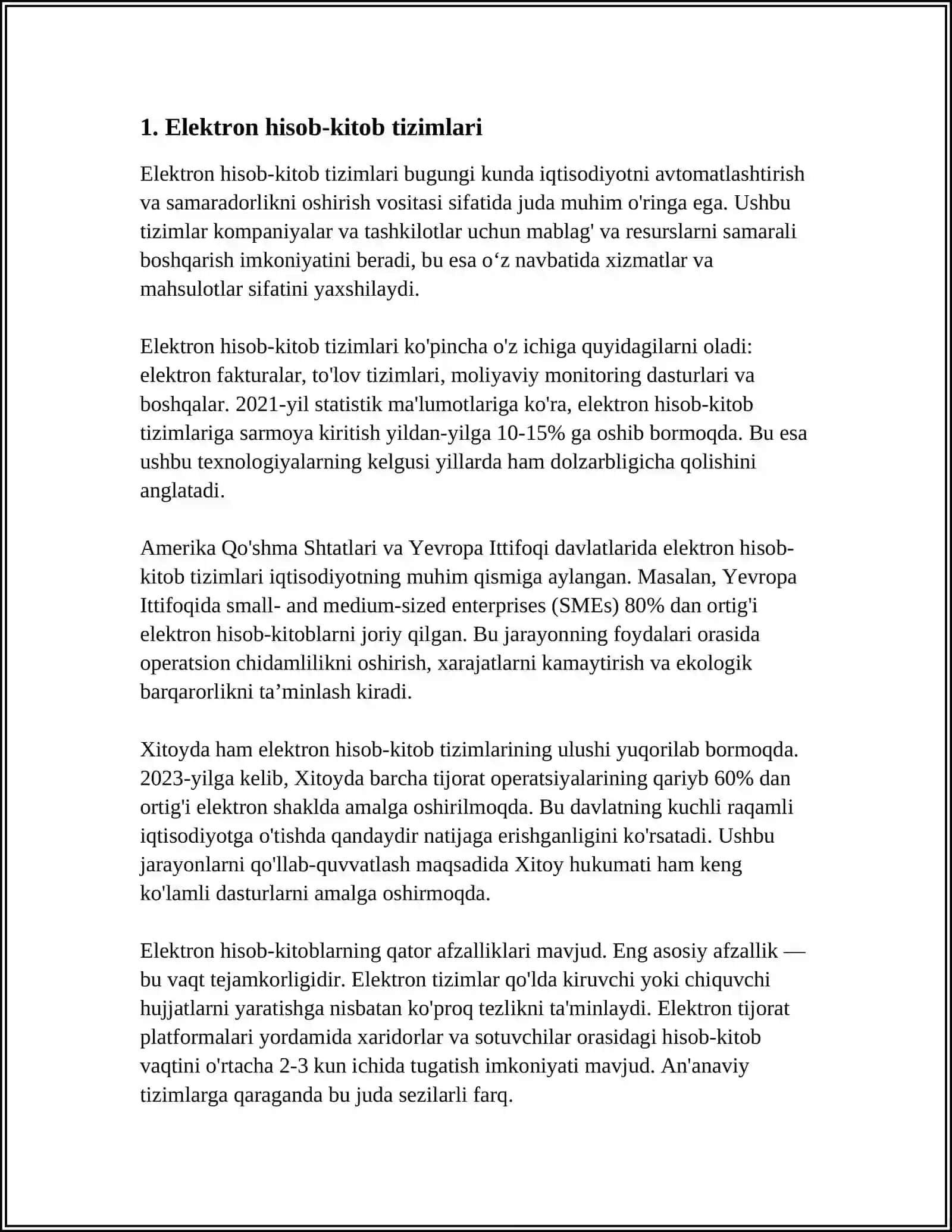ELEKTRON HISOBOTLAMI TUZISH VA JO'NATISH TARTIBI 3