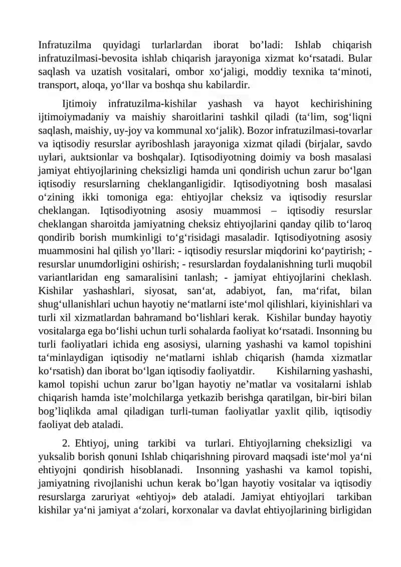 Iqtisodiyot Nazariyasi Fanining Rivojlanish Bosqichlari va Yo'nalishlari 3