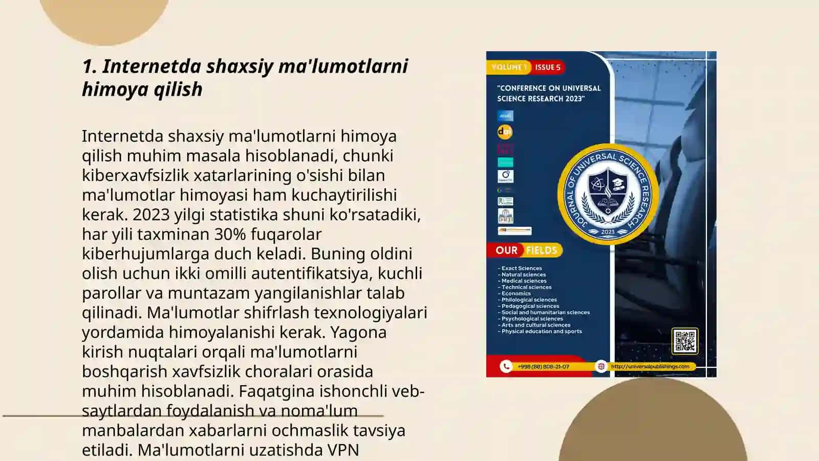 Tarmoq odob -axloqi(Infoetika) 3