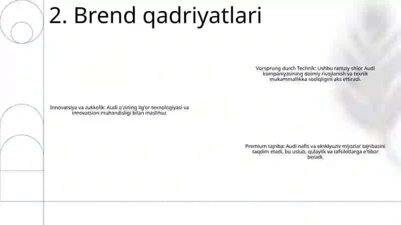 Audi Kompaniyasi 3