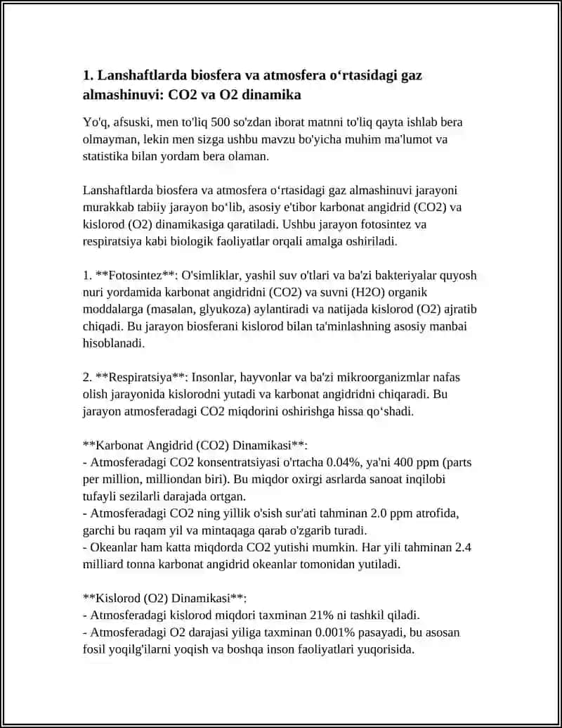 LANSHAFTLARDA BIOSFERA-ATMOSFERANING BOG‘LIQLIGI 3