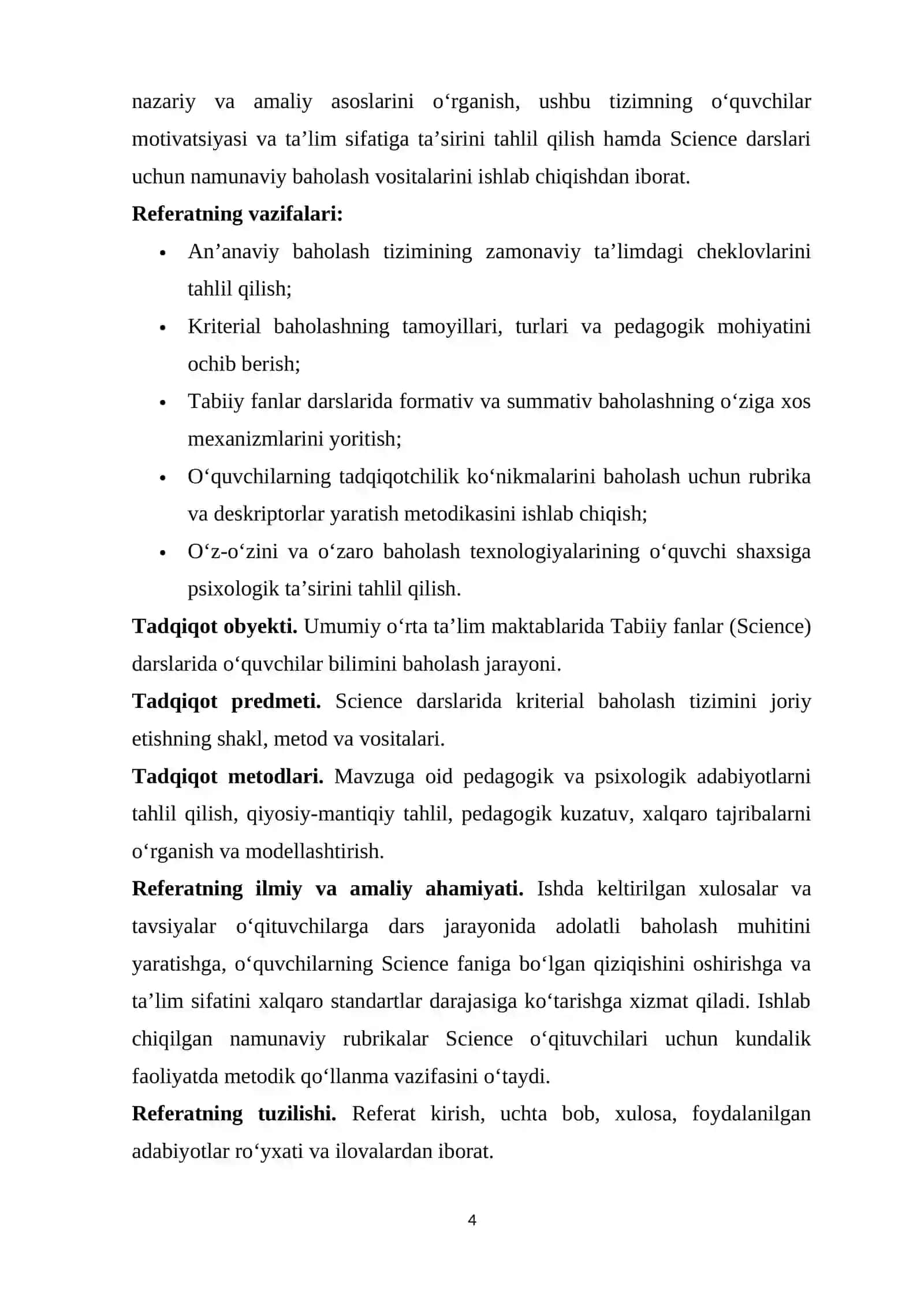 TABIIY FANLARDA KRITERIAL BAHOLASHNING TURLARI VA MEXANIZMLARI 3