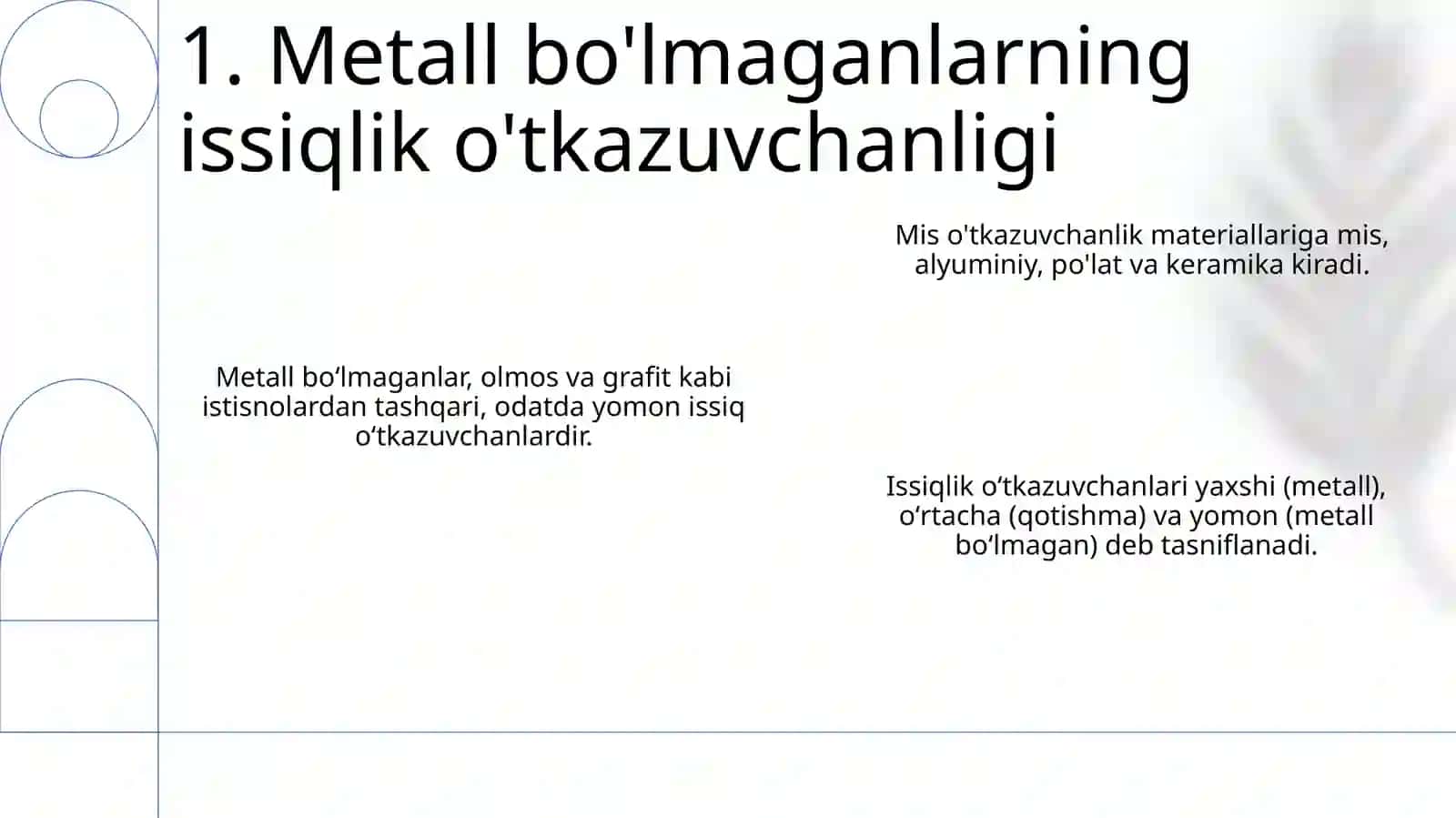Issiqliq oʻtkazgichlarning tasnifi va materiallari 3