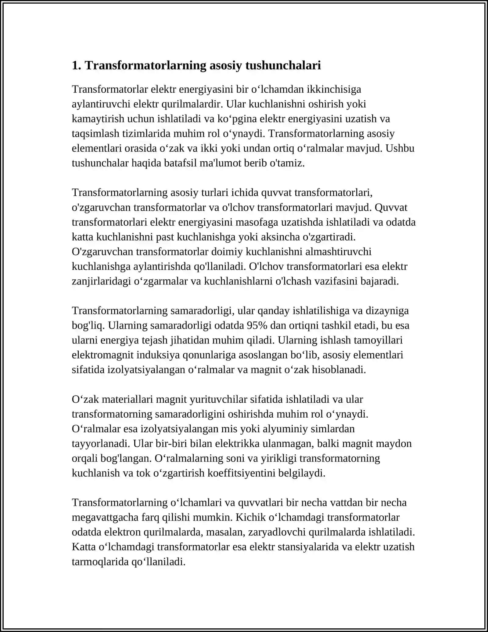 TRANSFORMATORLAR 3