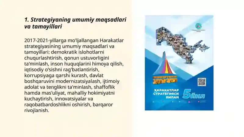 2017-2021-yillarga mo'ljallangan Harakatlar strategiyasining mazmun- mohiyati Abdumalikova Xushnoza 3