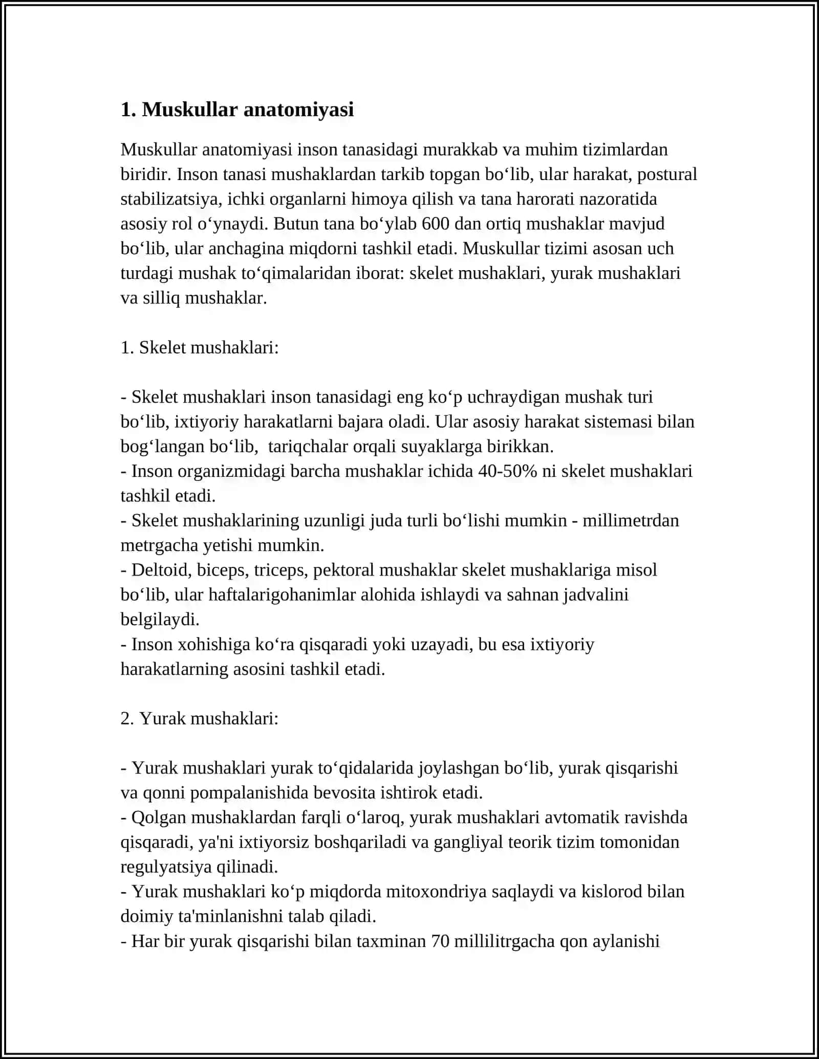 Muskullar anatomiyasi 3