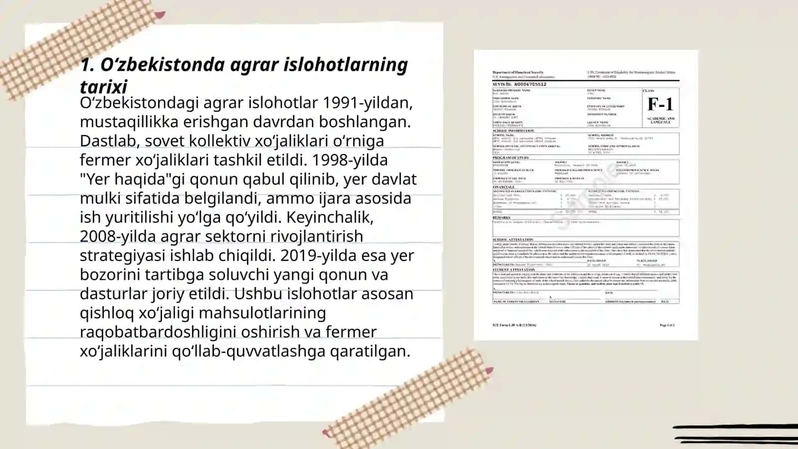 Oʻzbekistonda agrar islohotlar va ularni chuqurlashtirishning asosiy yoʻnalishlari 3