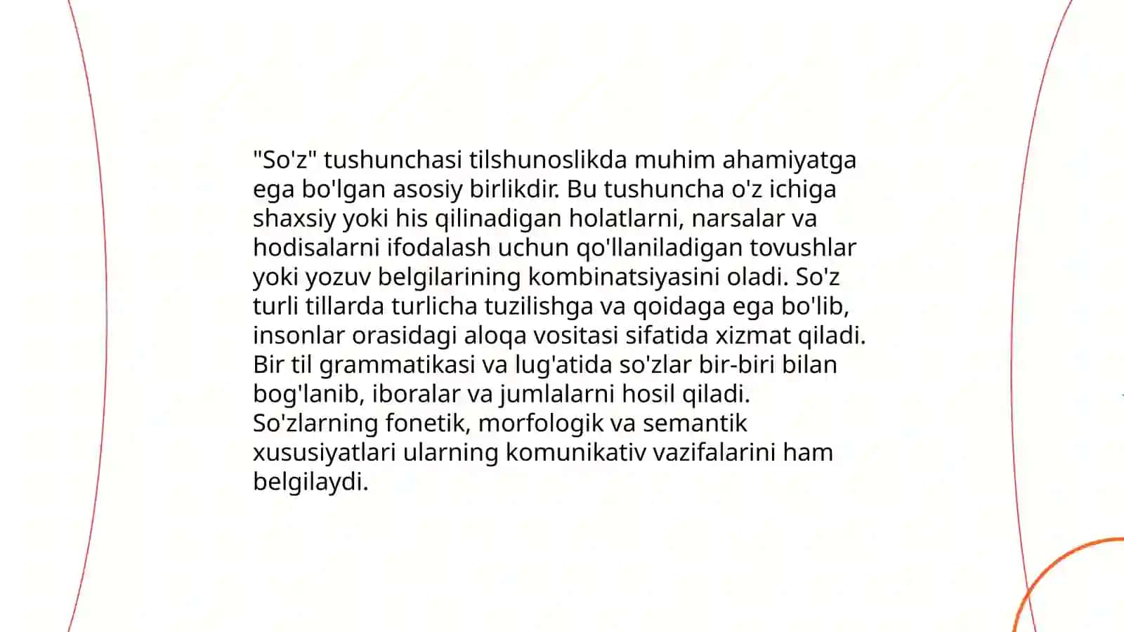 So'z tushuncha konsektavsif nima: 3
