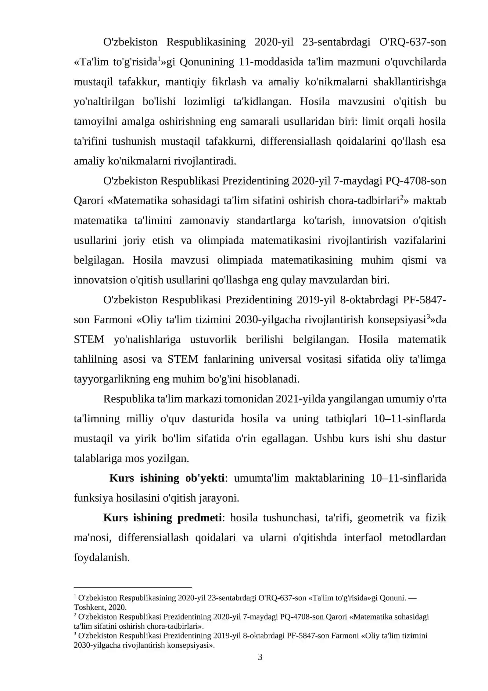 Funksiya hosilasi va uning kiritilishi 2 3