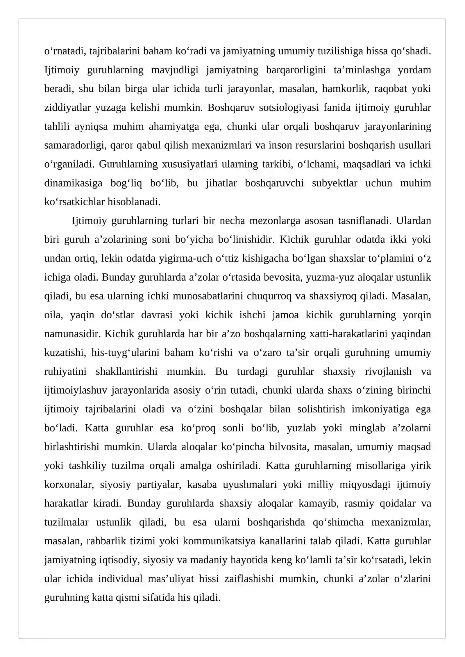 Ijtimoiy guruhlarni boshqarish 3