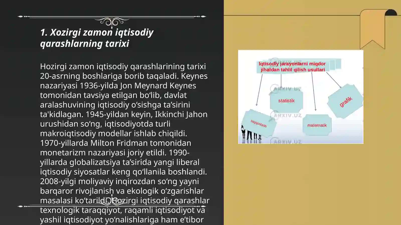 Xozirgi zamon iqtisodiy qarashlari evolyutsiyasi 3