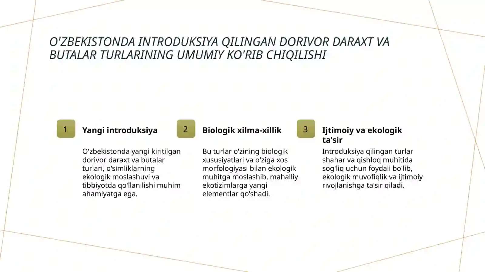 O'zbekistonda introduksiya qilingan dorivor daraxt va butalar turlari 3