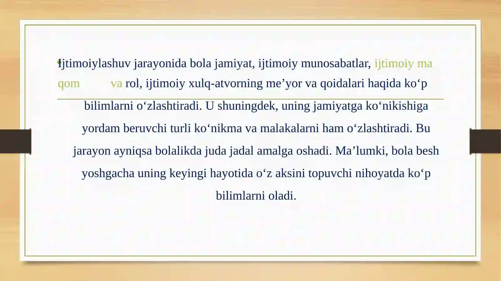 IJTIMOYILASHUV TUSHUNCHASI JARAYONI, VOSITALARI 3