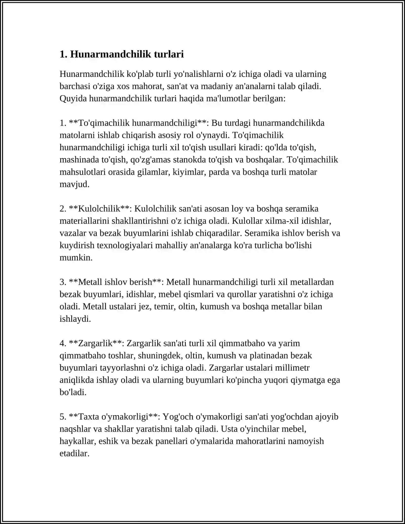 TURKISTONDA XIX ASR OXIRI XX ASR BOSHLARIDA HUNARMANDCHILIK 3
