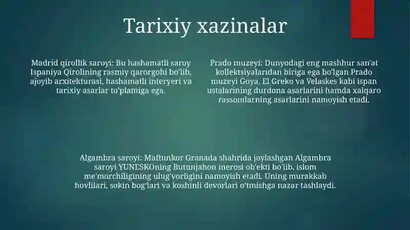 Ispaniyaning Turistik Joylariga Ekskursiya 3