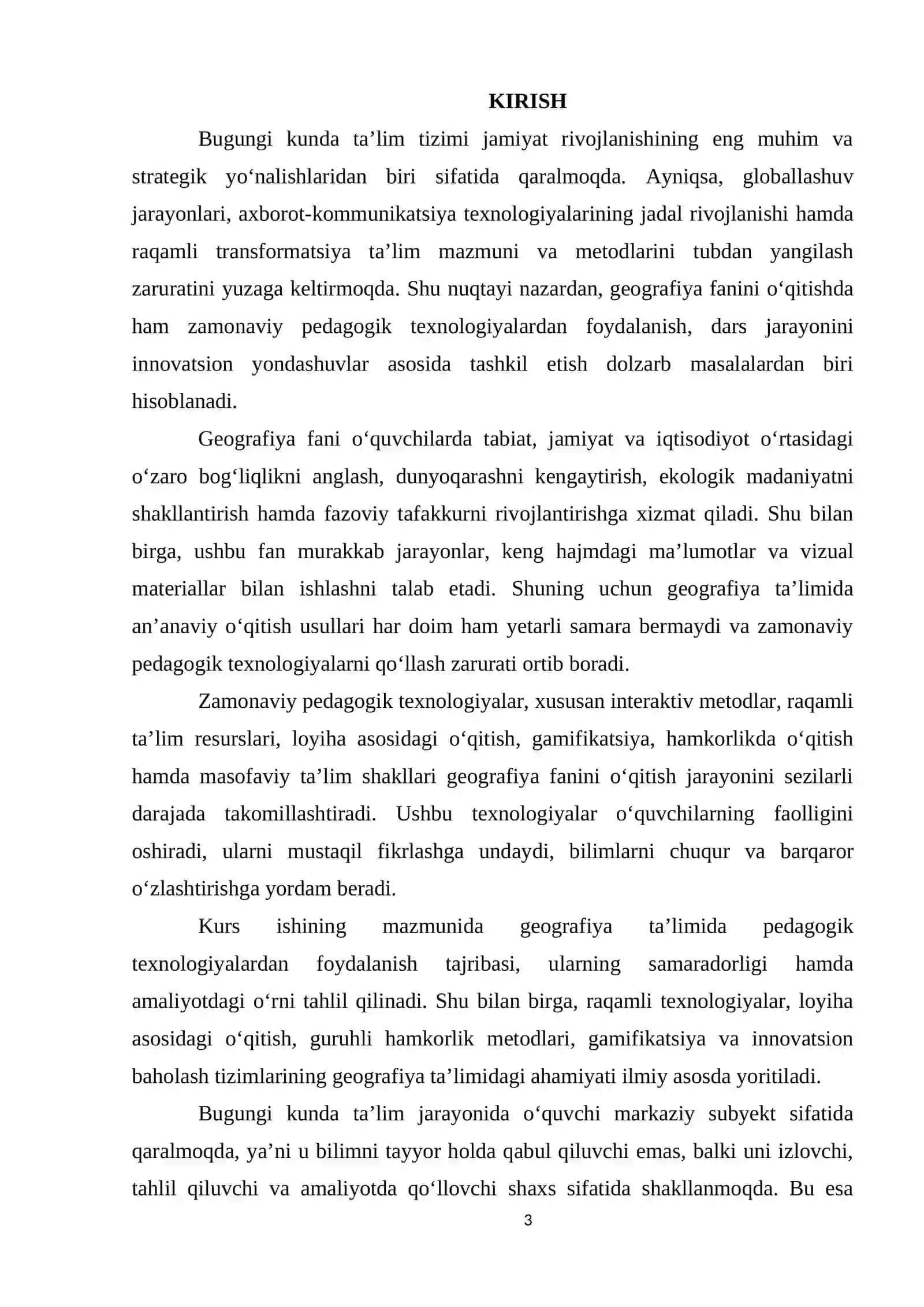 Geografiya taʼlimida pedagogik texnologiyalardan foydalanish tajribasi 3
