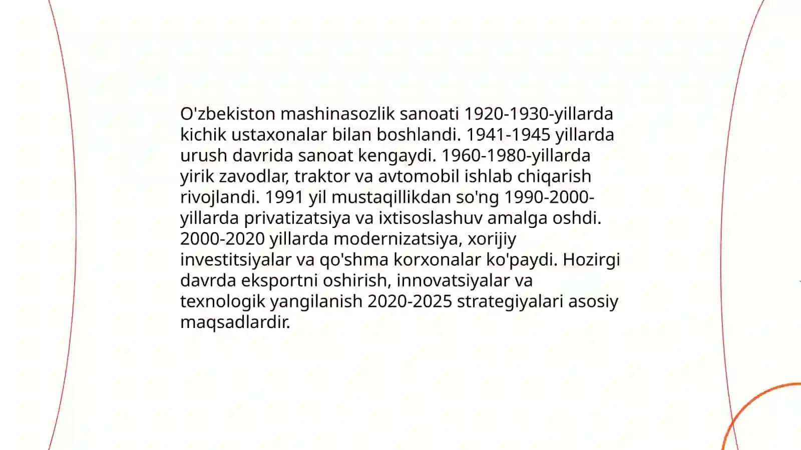 O'zbekiston mashinasozlik sanoati 3