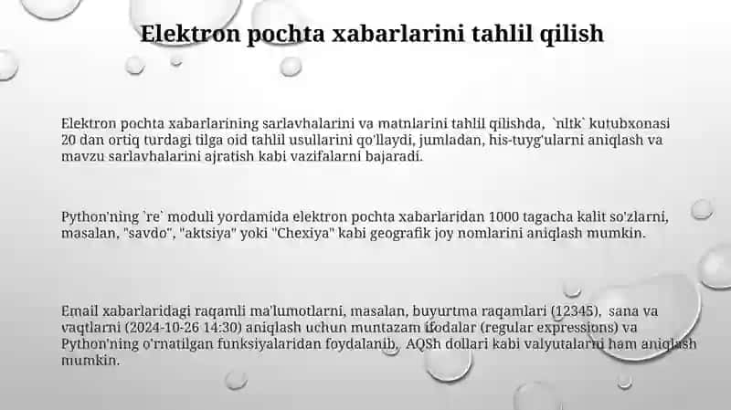 Elektron pochta bilan ishlash 3
