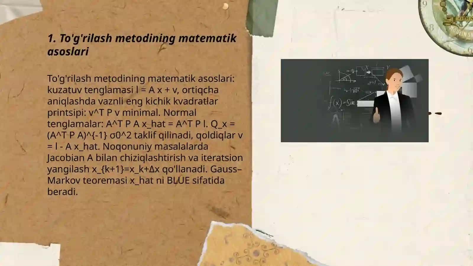 To'g'rilash metodiga doir geometrik masalalar 3